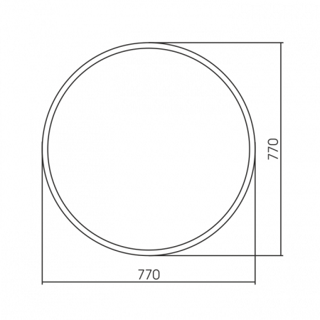 Ренуар D770 (золотое обрамление) зеркало